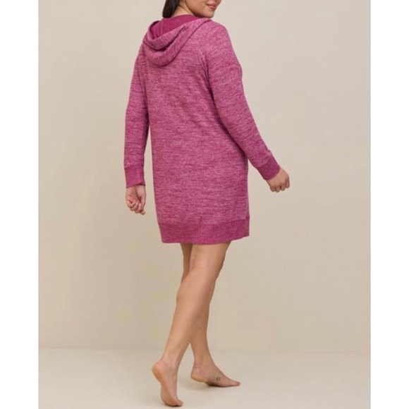 🆕 Super Soft Plush Hooded Lounge Tunic Gown 3 3X 22 24 NWT Torrid New! - Picture 3 of 5